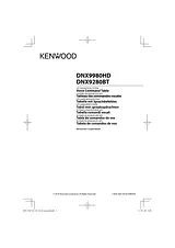 Kenwood DNX9280BT Manuel D’Utilisation