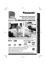 Panasonic pv-dm2093 사용자 가이드