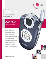 LG AX4750 Brochura