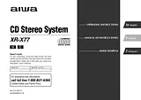 Aiwa XR-X77 ユーザーズマニュアル