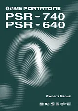 Yamaha PSR-640 Guía Del Usuario