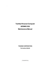 Toshiba G50 User Manual