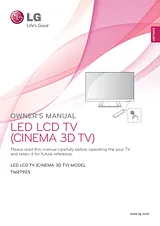 LG TM2792S-SZ Owner's Manual