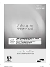Samsung Waterwall Dishwasher (DWH9930 Series) Guide De Montage