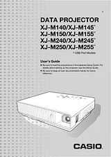 Casio signature xj-m145 dlp projector xjm145 Manuale Utente