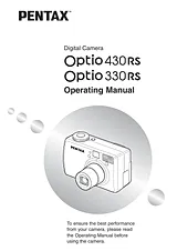 Pentax Optio 330RS Справочник Пользователя