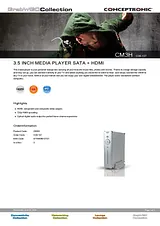 Conceptronic 500 GB 3.5" Media Player SATA + HDMI C10-643 Manual De Usuario