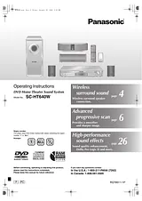 Panasonic SC-HT640W Manual Do Utilizador