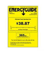 Vinotemp VT36TSSM Energy Guide
