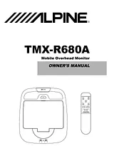Alpine TMX-R680A Manual Do Utilizador