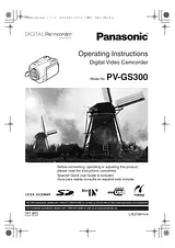 Panasonic PV-GS300 Справочник Пользователя