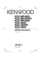 Kenwood KDC-3029 사용자 설명서