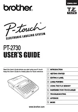 Brother PT-2730VP Manual Do Utilizador