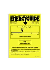 LG LW1012CR Energy Guide
