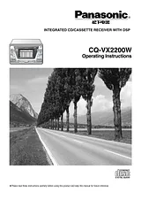 Panasonic CQ-VX2200W Manual Do Utilizador