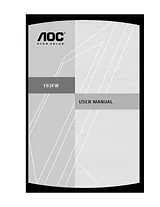AOC 193fw User Manual