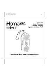 iHome iH20 IB Справочник Пользователя