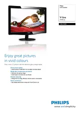 Philips LCD monitor 190V3SB5 190V3SB5/00 Leaflet