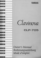 Yamaha CLP-705 Manual Do Utilizador