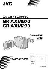 JVC GR-AXM270 Справочник Пользователя