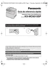 Panasonic KXMC6015SP Guía De Operación