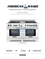 American Range ARR6062GDDFL Spezifikationenblatt