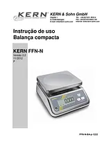 Kern FFN 15K2IPNParcel scales Weight range bis 15 kg FFN 15K2IPN Справочник Пользователя
