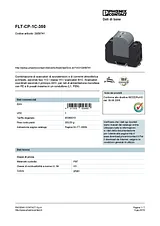 Phoenix Contact Type 1/2 surge protection device FLT-CP-1C-350 2859741 2859741 Data Sheet