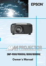 Epson EMP-8000NL 사용자 설명서