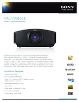 Sony VPL-VW90ES Specification Guide