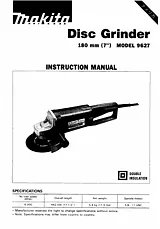 Makita 9627 Manual De Usuario