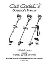 Cub Cadet CC4025 Manual Do Utilizador