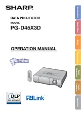 Sharp PG-D45X3D User Manual