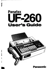 Panasonic UF-260 Справочник Пользователя