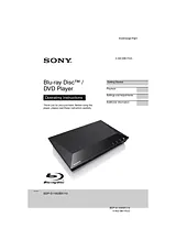 Sony BDP-BX110 매뉴얼