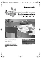 Panasonic KXFC241SL 작동 가이드