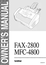 Brother FAX-2800 Betriebsanweisung
