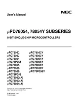 NEC uPD78054Y User Manual