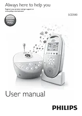 Philips AVENT DECT Baby Monitor SCD580/01 SCD580/01 User Manual