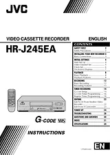 JVC HR-J245EA Справочник Пользователя