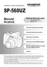 Olympus SP-560 UZ Manuel De Présentation
