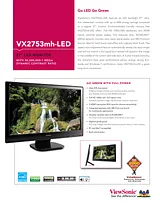 Viewsonic VX2753MH-LED Folheto