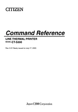 Citizen CT-S300 User Manual