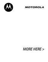 Motorola C341 ユーザーズマニュアル
