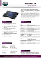 Cooler Master NotePal X3 R9-NBC-NPX3-GP Leaflet