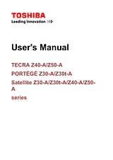Toshiba Satellite Z30-A/Z30t-A/Z40-A/Z50-A Manuel D’Utilisation