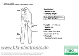 Bkl Electronic Socket contact for empty housing Number of pins: - 0413018 0413018 Scheda Tecnica