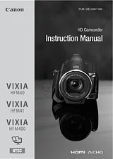 Canon HFM400 Manual Do Utilizador