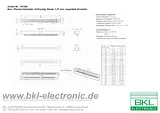 Bkl Electronic 10120614 Pole Connector Grid pitch: 1.27 mm Number of pins: 2 x 25 10120614 Fiche De Données