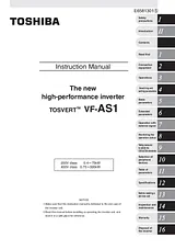 Toshiba VF-AS1 Manual Do Utilizador
